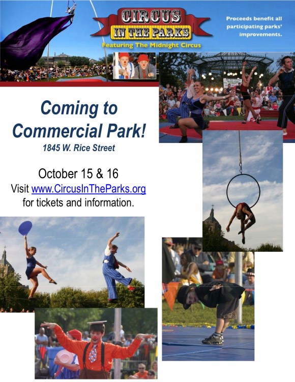 Coming to Commercial Park! October 15 &