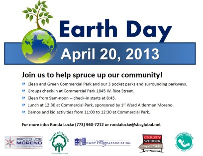 earth day flyer 2013