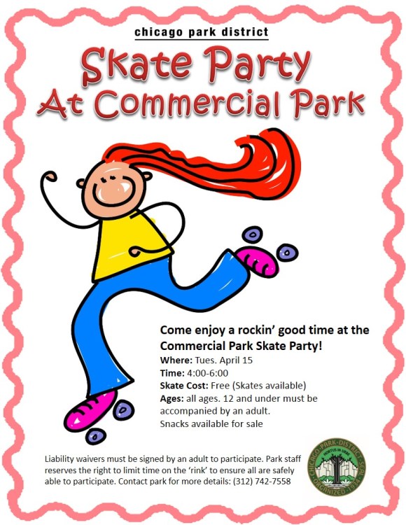 SKATE PARTY IS TOMORROW, NOT WEDNESDAY! :) See you then! 