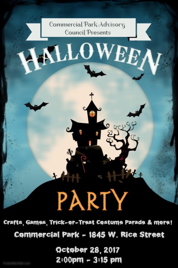 2017 Halloween Night Party Poster